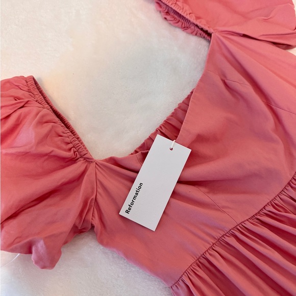 NWT Reformation Aurelia Dress Size 6 but fits like a 4 - Picture 6 of 7